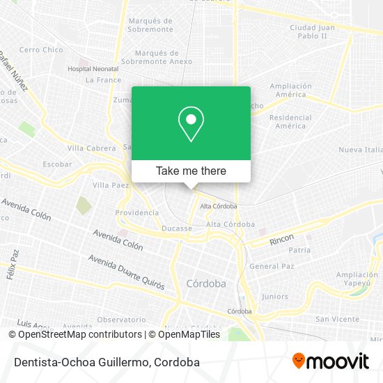 Dentista-Ochoa Guillermo map