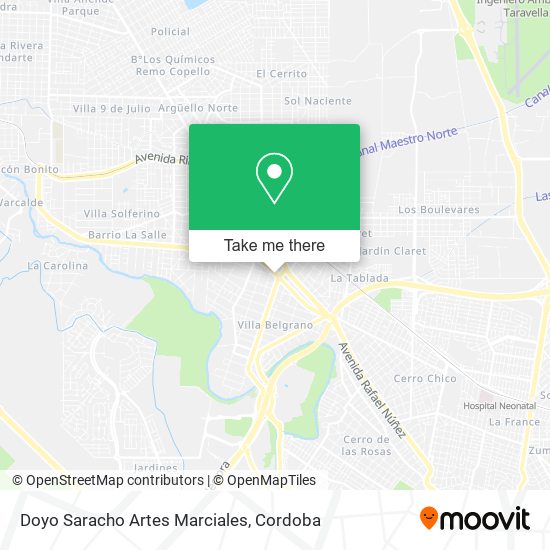 Doyo Saracho Artes Marciales map