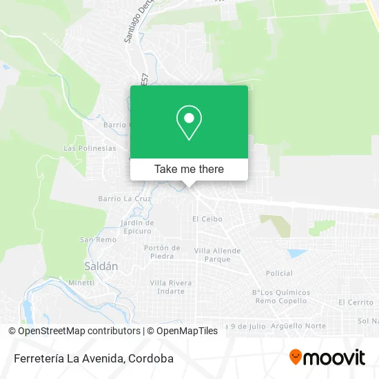Mapa de Ferretería La Avenida