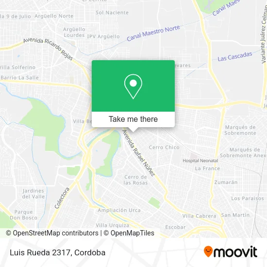 Luis Rueda 2317 map