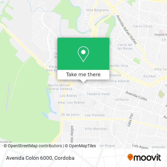 Avenida Colón 6000 map