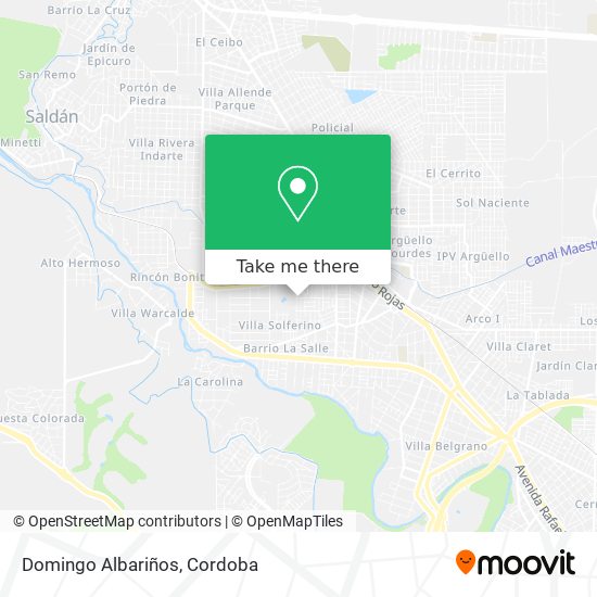 Mapa de Domingo Albariños