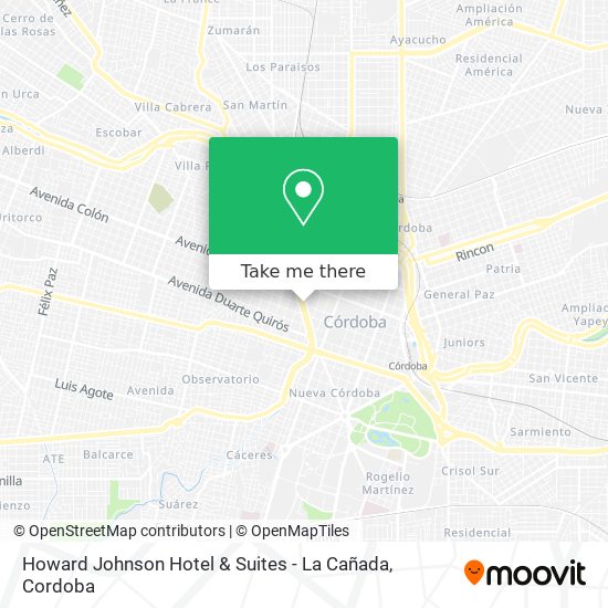 Howard Johnson Hotel & Suites - La Cañada map