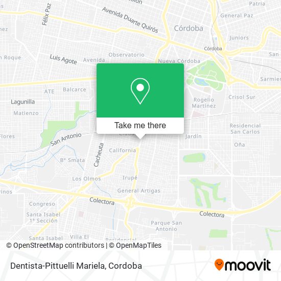 Mapa de Dentista-Pittuelli Mariela