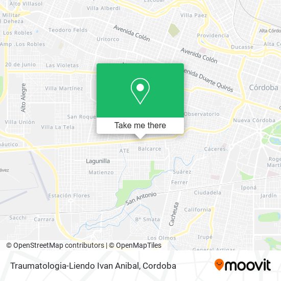 Traumatologia-Liendo Ivan Anibal map