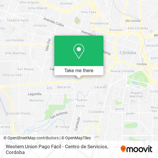 Western Union Pago Fácil - Centro de Servicios map