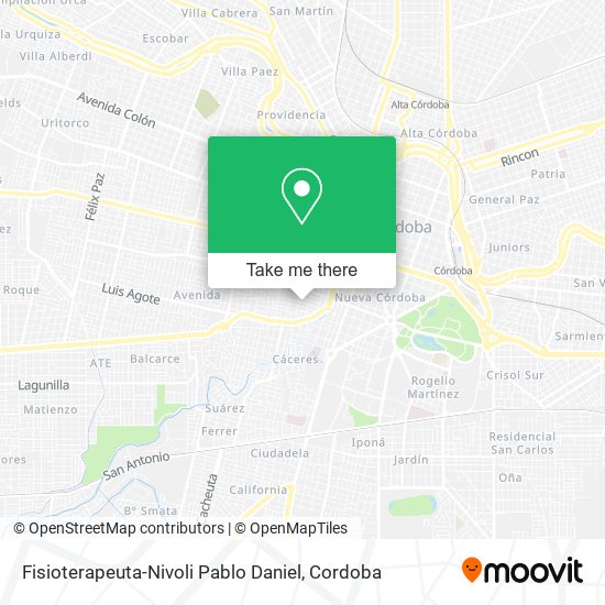 Fisioterapeuta-Nivoli Pablo Daniel map