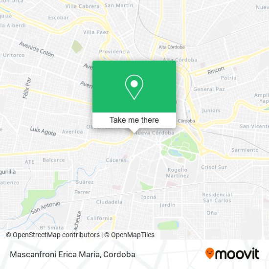 Mapa de Mascanfroni Erica Maria
