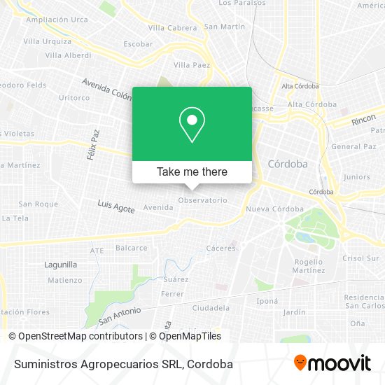 Suministros Agropecuarios SRL map
