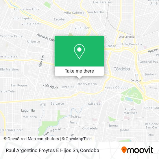 Mapa de Raul Argentino Freytes E Hijos Sh