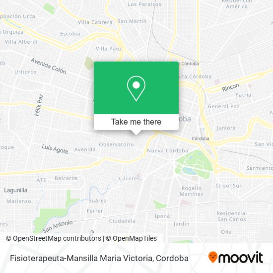 Mapa de Fisioterapeuta-Mansilla Maria Victoria