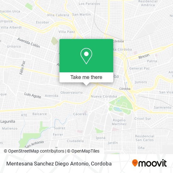 Mapa de Mentesana Sanchez Diego Antonio