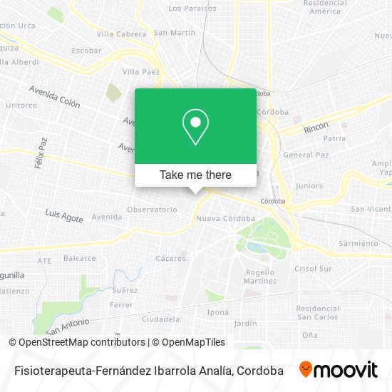 Mapa de Fisioterapeuta-Fernández Ibarrola Analía