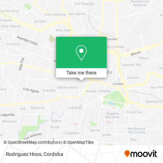 Mapa de Rodriguez Hnos