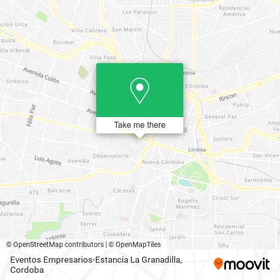 Mapa de Eventos Empresarios-Estancia La Granadilla