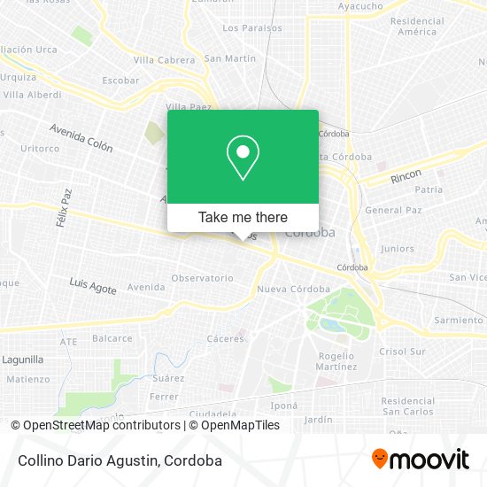 Collino Dario Agustin map