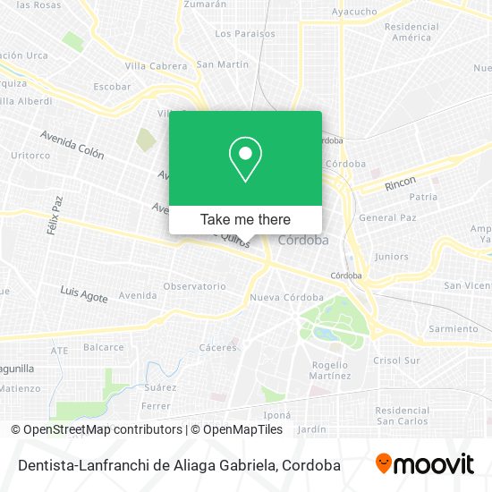 Mapa de Dentista-Lanfranchi de Aliaga Gabriela