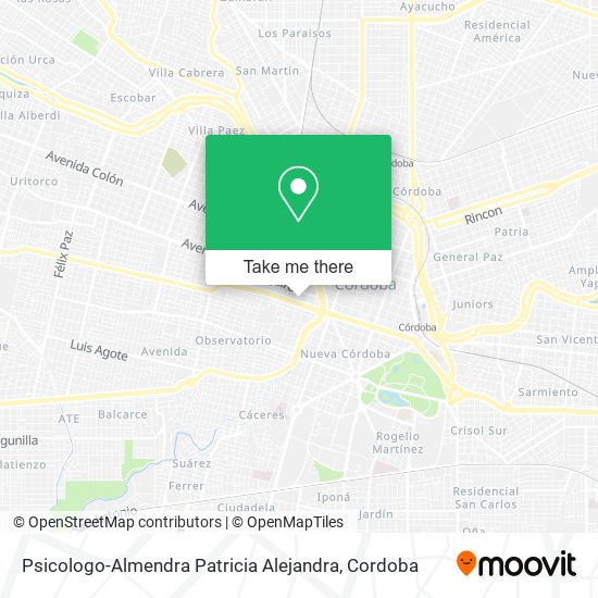 Psicologo-Almendra Patricia Alejandra map