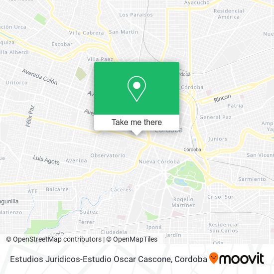 Mapa de Estudios Juridicos-Estudio Oscar Cascone