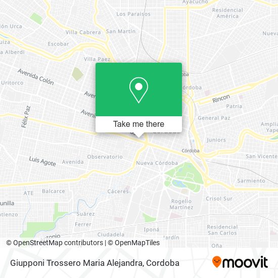 Giupponi Trossero Maria Alejandra map
