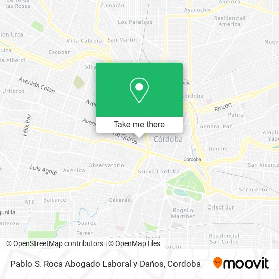 Pablo S. Roca Abogado Laboral y Daños map