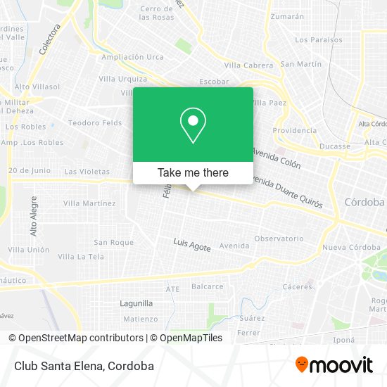Mapa de Club Santa Elena