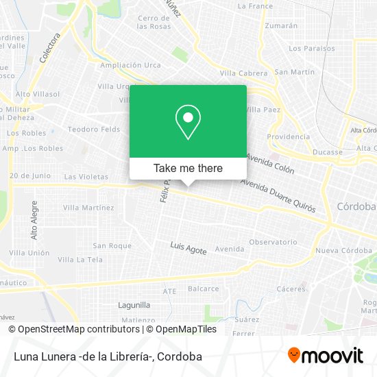 Luna Lunera -de la Librería- map