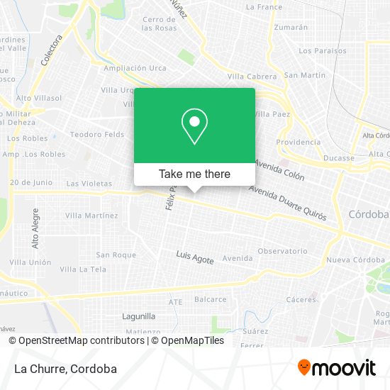 Mapa de La Churre