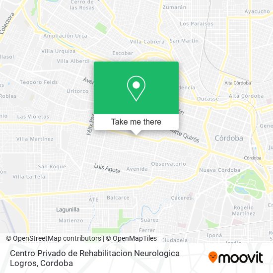 Centro Privado de Rehabilitacion Neurologica Logros map
