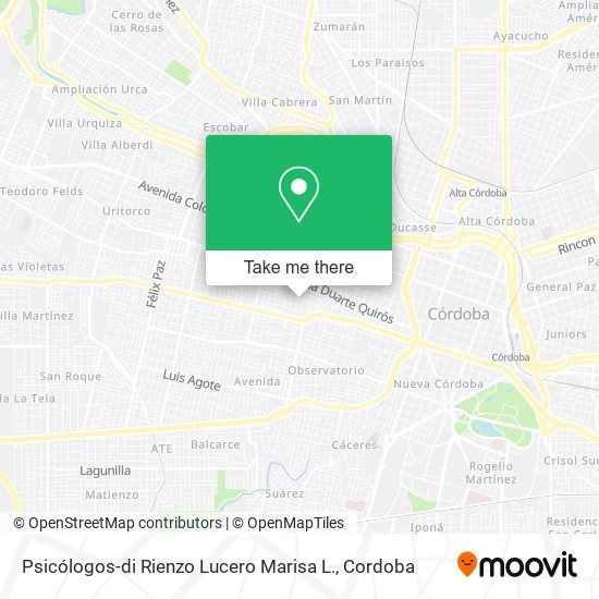 Psicólogos-di Rienzo Lucero Marisa L. map
