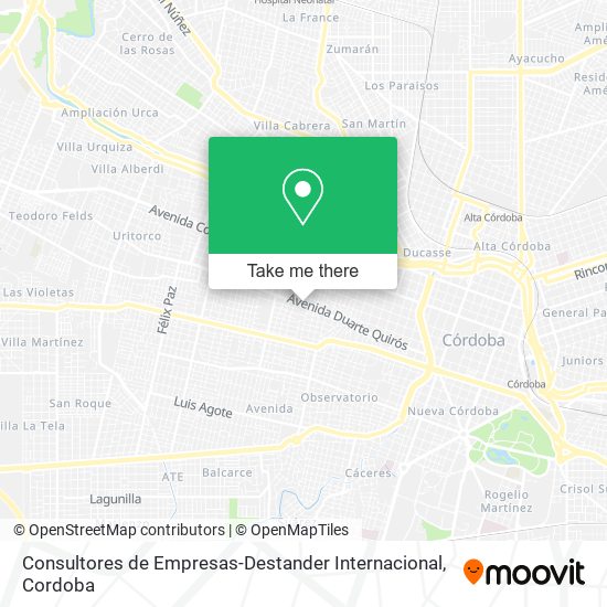 Mapa de Consultores de Empresas-Destander Internacional