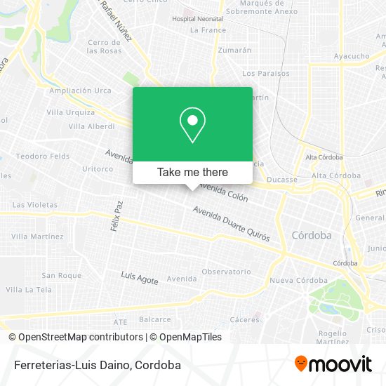 Ferreterias-Luis Daino map