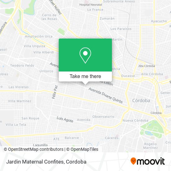 Jardin Maternal Confites map