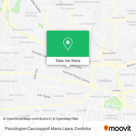 Psicólogos-Caccioppoli Maria Laura map