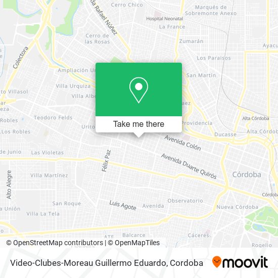 Video-Clubes-Moreau Guillermo Eduardo map