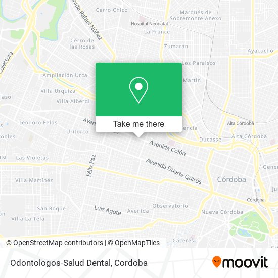 Odontologos-Salud Dental map