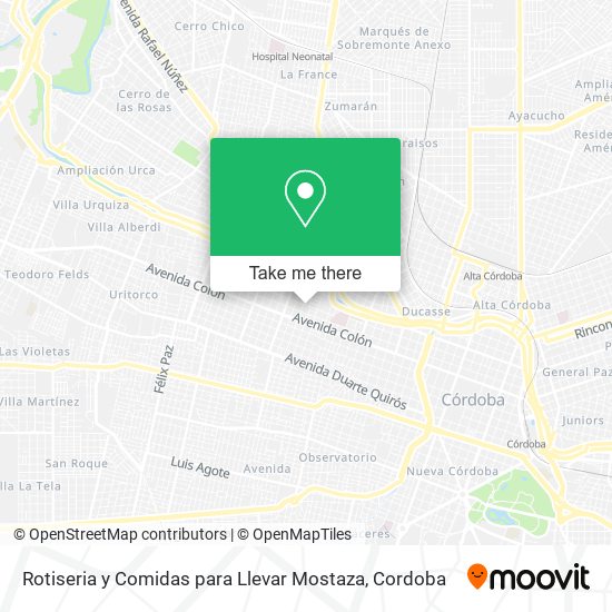 Rotiseria y Comidas para Llevar Mostaza map