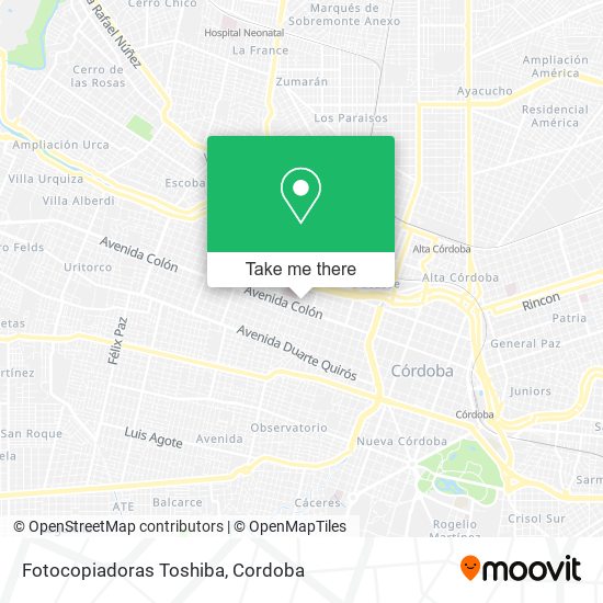 Fotocopiadoras Toshiba map