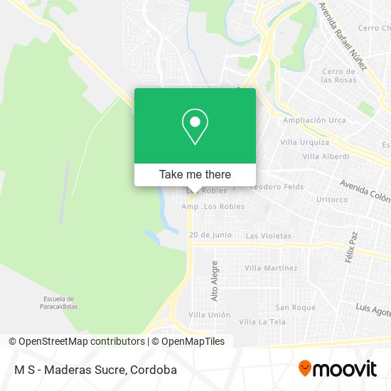 Mapa de M S - Maderas Sucre