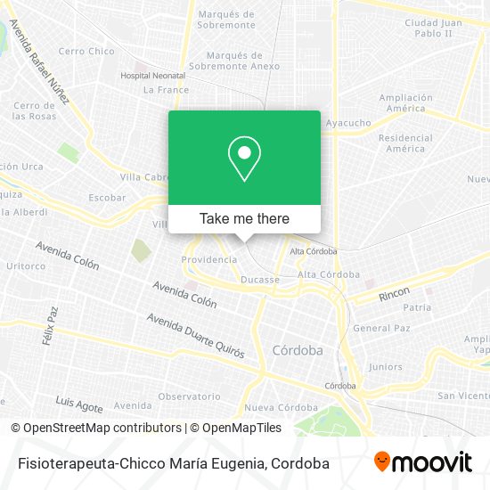 Mapa de Fisioterapeuta-Chicco María Eugenia