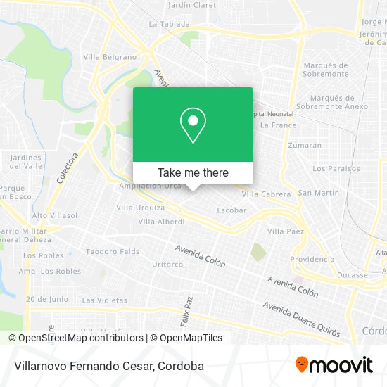 Villarnovo Fernando Cesar map