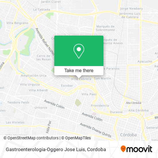 Gastroenterologia-Oggero Jose Luis map