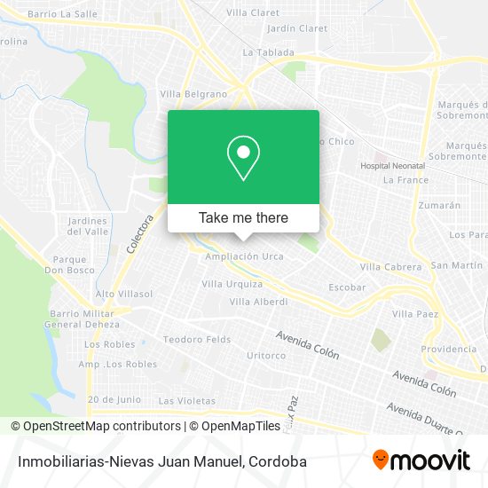 Inmobiliarias-Nievas Juan Manuel map