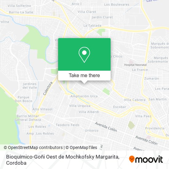 Mapa de Bioquímico-Goñi Oest de Mochkofsky Margarita