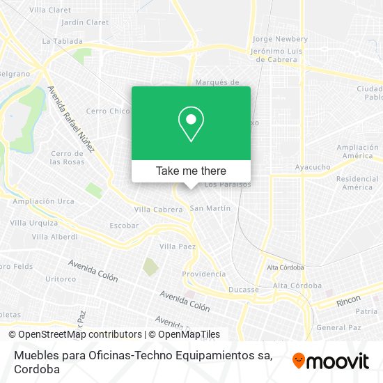 Mapa de Muebles para Oficinas-Techno Equipamientos sa
