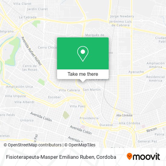 Fisioterapeuta-Masper Emiliano Ruben map