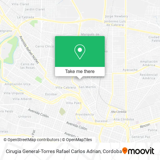 Cirugia General-Torres Rafael Carlos Adrian map