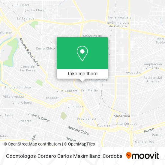 Mapa de Odontologos-Cordero Carlos Maximiliano