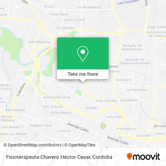 Mapa de Fisioterapeuta-Chavero Héctor Cesar