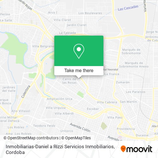 Inmobiliarias-Daniel a Rizzi Servicios Inmobiliarios map